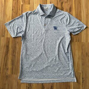 Men's Peter Millar UK Football Polo, Size M, EUC